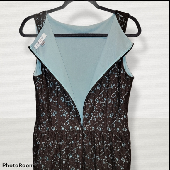 Isaac Mizrahi for target dress brown and blue, size large - Picture 4 of 5